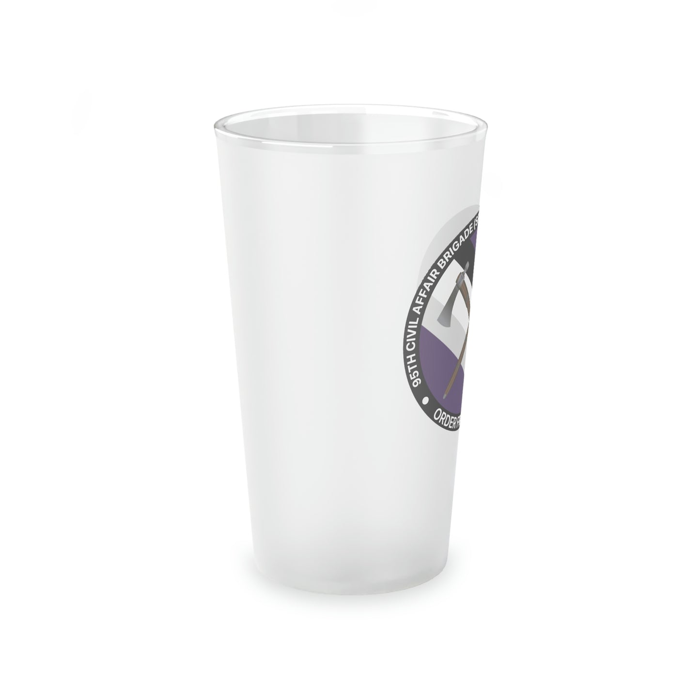 95th CA BDE Frosted Pint Glass