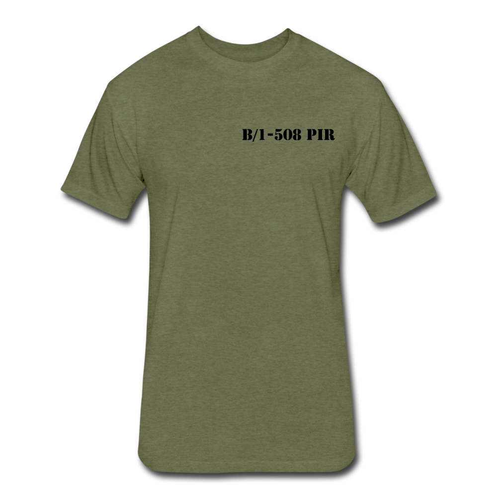 B/1-508 T-Shirts - heather military green