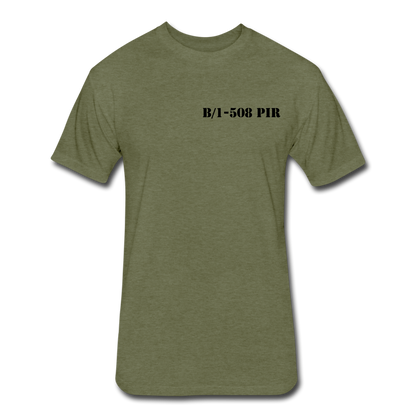 B/1-508 T-Shirts - heather military green