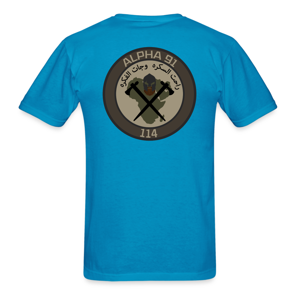 CAT 114 Off-Duty Shirts - turquoise