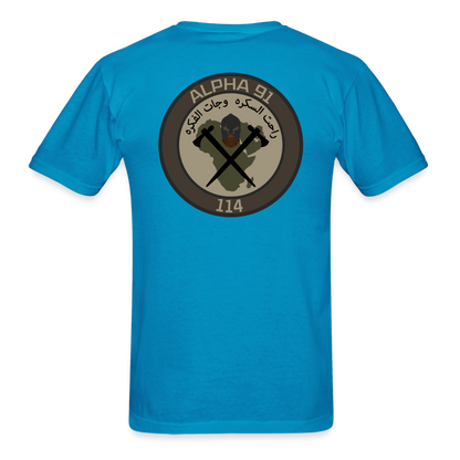 CAT 114 Off-Duty Shirts - turquoise