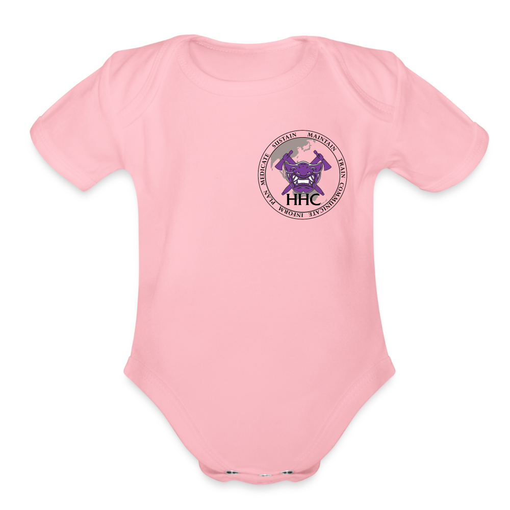 HHC 97 CA BN Organic Baby Onesies - light pink