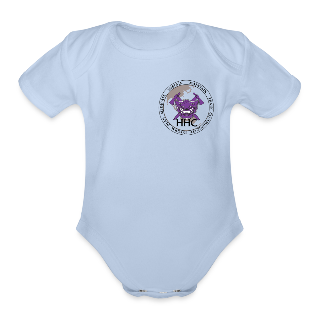 HHC 97 CA BN Organic Baby Onesies - sky