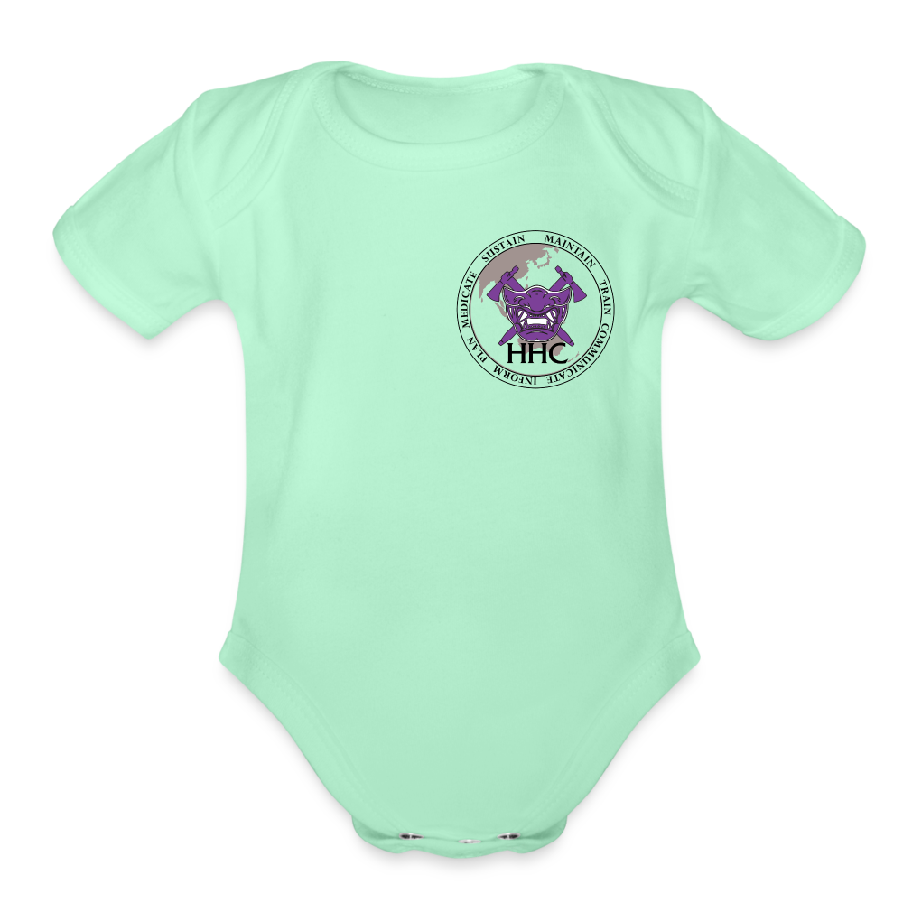 HHC 97 CA BN Organic Baby Onesies - light mint