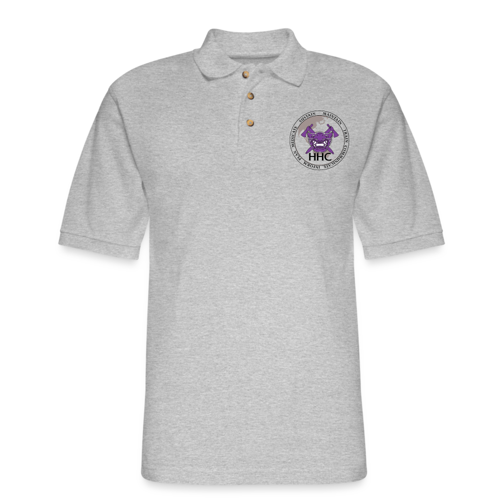 HHC 97 CA BN Men's Polo Shirt - heather gray