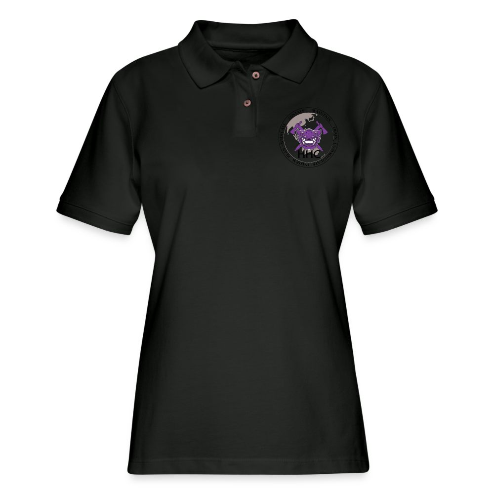 HHC 97 CA BN Woman's Polo Shirt - black