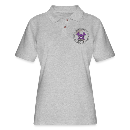 HHC 97 CA BN Woman's Polo Shirt - heather gray