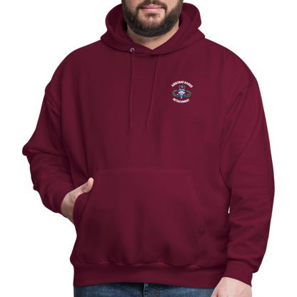 Airborne Raider Detachment Hoodie - burgundy