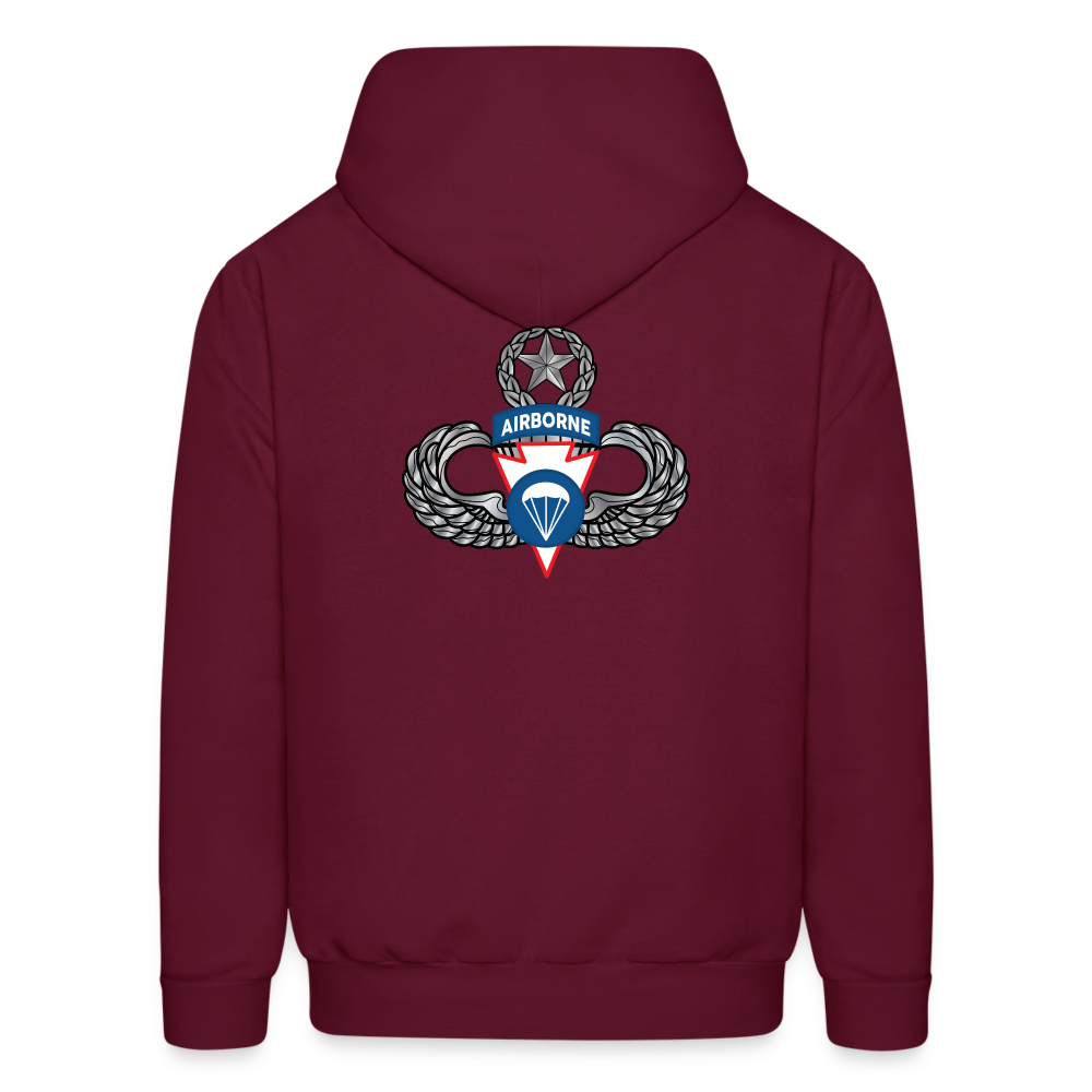 Airborne Raider Detachment Hoodie - burgundy