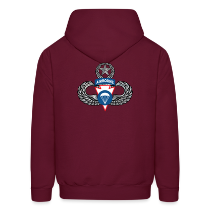 Airborne Raider Detachment Hoodie - burgundy