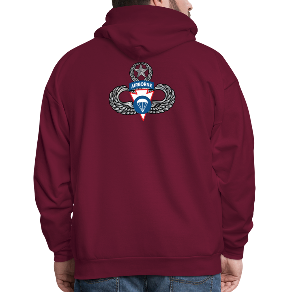 Airborne Raider Detachment Hoodie - burgundy