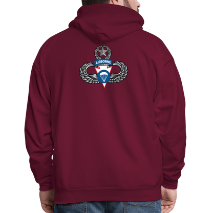 Airborne Raider Detachment Hoodie - burgundy