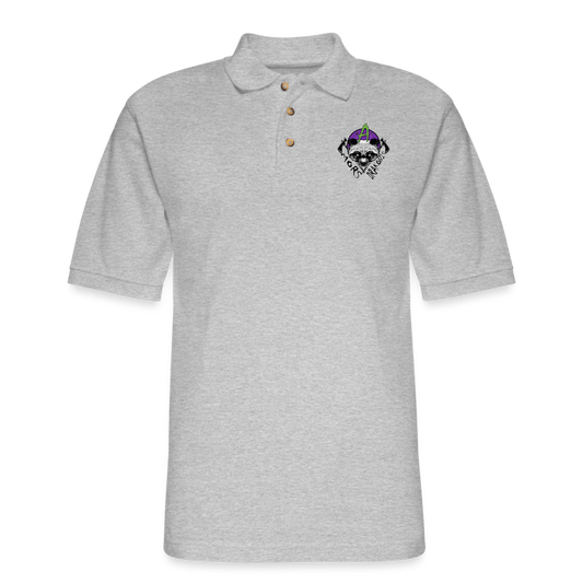 A/97 Men's Pique Polo Shirt - heather gray