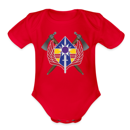 92nd CA Onesie - red