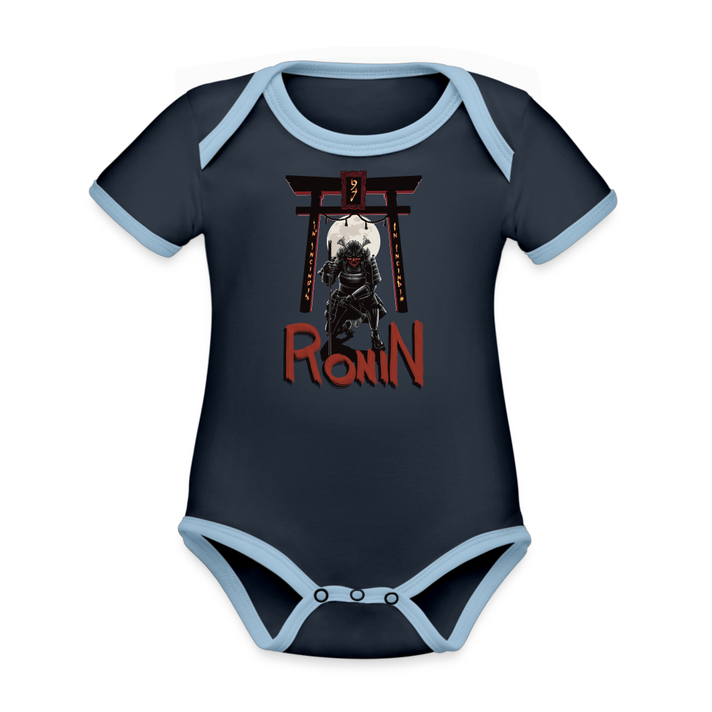 97th CA BN Onesie - navy/sky